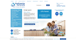 Desktop Screenshot of energiesparshop.stadtwerke-karlsruhe.de