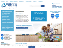 Tablet Screenshot of energiesparshop.stadtwerke-karlsruhe.de